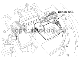 5. Датчик АКБ. Описание и работа Kia Optima TF