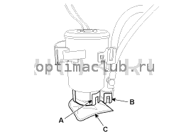 5. Топливный фильтр. Замена Kia Optima TF