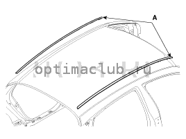 6. Боковые молдинги кузова. Замена Kia Optima TF