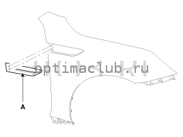 6. Боковые молдинги кузова. Замена Kia Optima TF