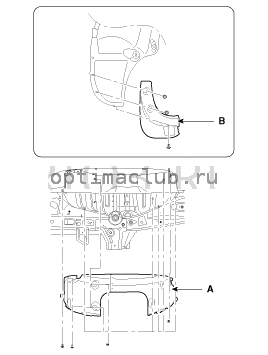 6. Боковые молдинги кузова. Замена Kia Optima TF