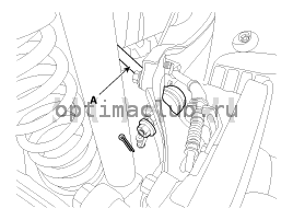 6. Задний вспомогательный рычаг. Замена Kia Optima TF