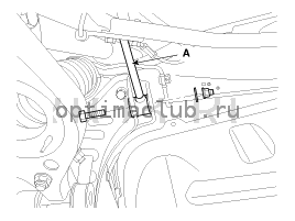 6. Задний вспомогательный рычаг. Замена Kia Optima TF