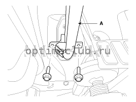 7. Продольный рычаг. Замена Kia Optima TF
