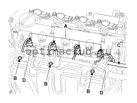 8. Подводящая труба. Снятие Kia Optima TF