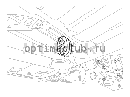 8. Задняя траверса. Замена Kia Optima TF