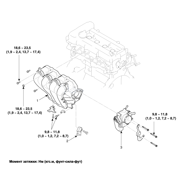 1. Компоненты Kia Rio QB