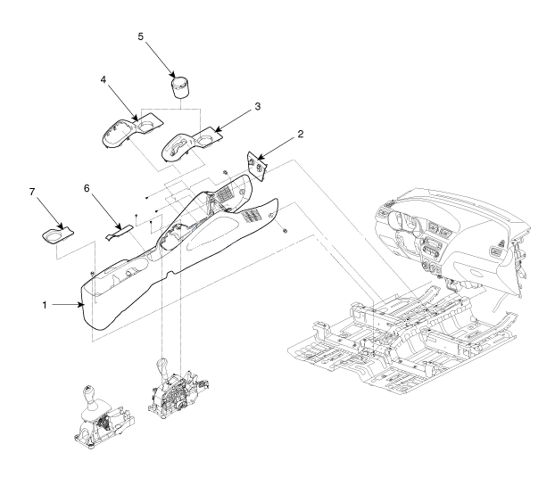 1. Компоненты Kia Rio QB