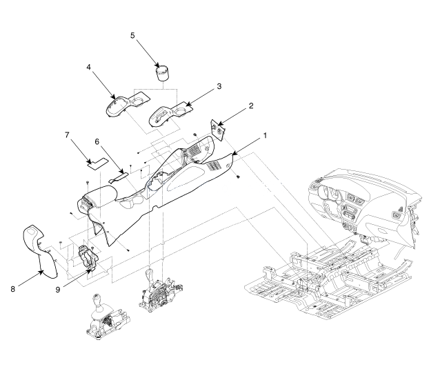 1. Компоненты Kia Rio QB