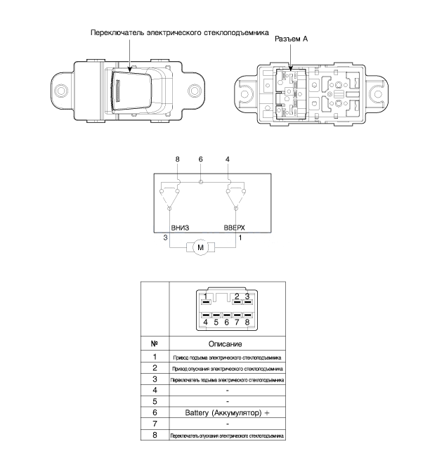 1. Принципиальная электрическая схема Kia Rio QB