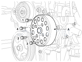 1. Снятие, Проверка технического состояния, Установка Kia Rio QB