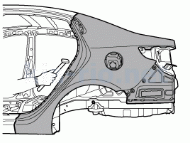 1. Замена панелей кузова, Замечания по сварке кузова Kia Rio QB