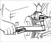 9.6.2 Поворотный кулак и ступица переднего колеса Kia Rio