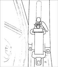16.49 Передний плечевой ремень безопасности Kia Sephia