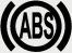 5.  Контрольная лампа антиблокировочной системы тормозов (ABS)