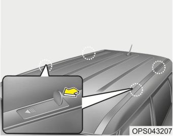 2.  Монтажный кронштейн для багажника на крыше