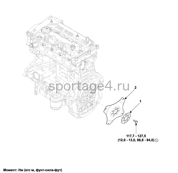 1. Компоненты и их расположение Kia Sportage QL