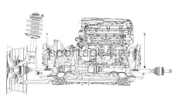 1. Компоненты и их расположение Kia Sportage QL