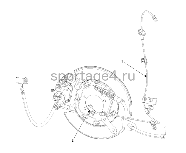 1. Компоненты и их расположение Kia Sportage QL