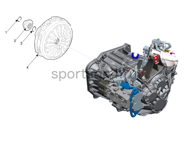 1. Компоненты и их расположение Kia Sportage QL