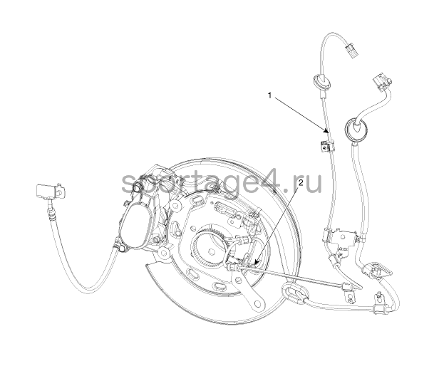 1. Компоненты и их расположение Kia Sportage QL