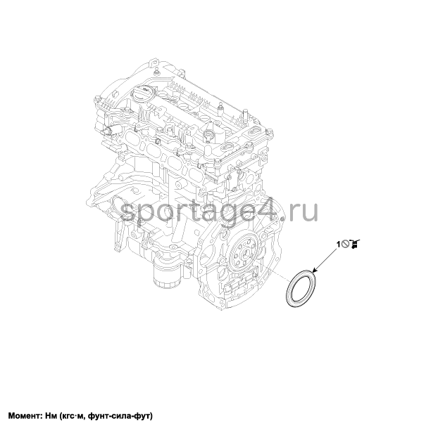 1. Компоненты и их расположение Kia Sportage QL