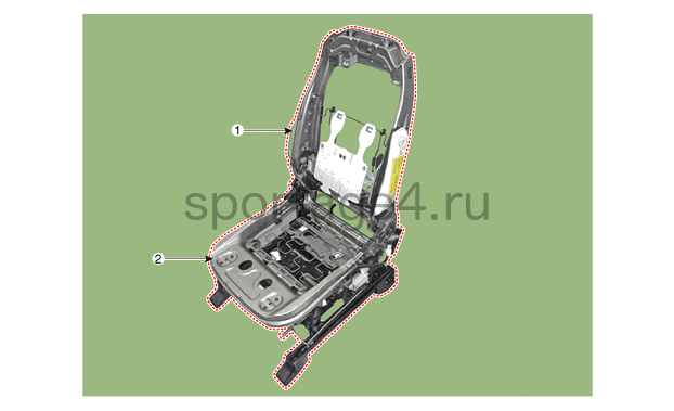 1. Расположение компонентов Kia Sportage QL