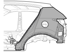 1. Замена панелей кузова, Замечания по сварке кузова Kia Sportage QL