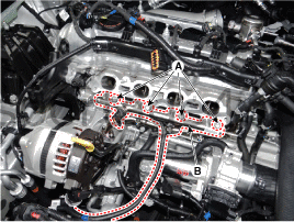 15. Подводящая труба. Снятие Kia Sportage QL