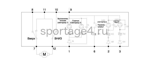 2. Принципиальная электрическая схема Kia Sportage QL