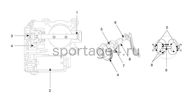 2. Принципиальная схема Kia Sportage QL