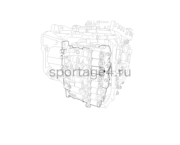 2. Расположение компонентов Kia Sportage QL