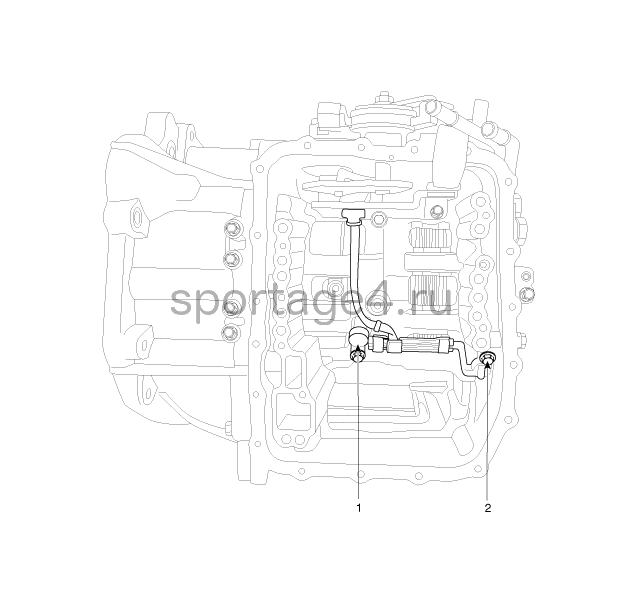 2. Расположение компонентов Kia Sportage QL