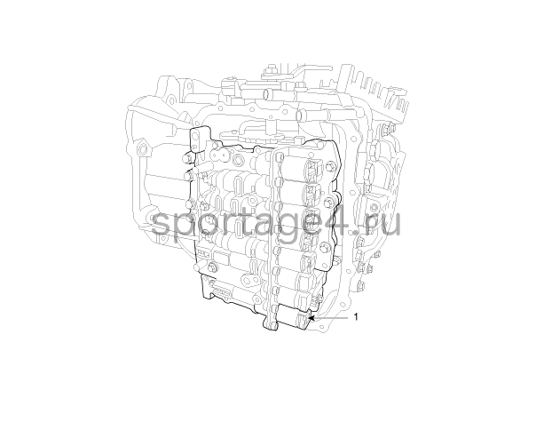 2. Расположение компонентов Kia Sportage QL