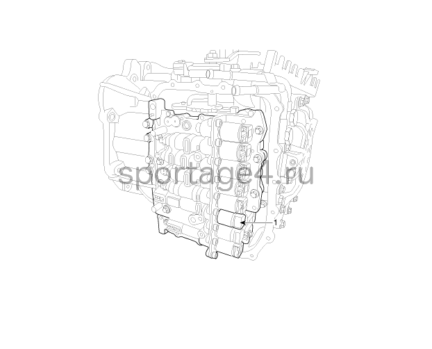 2. Расположение компонентов Kia Sportage QL