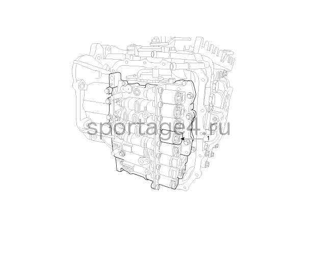 2. Расположение компонентов Kia Sportage QL