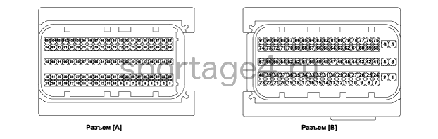 2. Разъем бут Kia Sportage QL