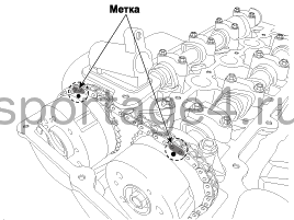 2. Регулировка клапанного зазора Kia Sportage QL