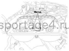 2. Регулировка клапанного зазора Kia Sportage QL