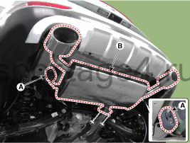 2. Снятие Kia Sportage QL