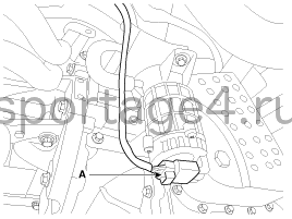 2. Снятие Kia Sportage QL