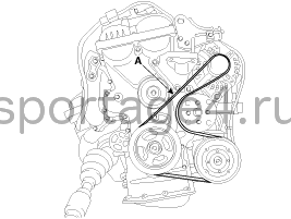 2. Снятие Kia Sportage QL