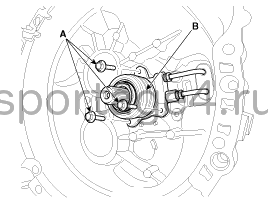 2. Снятие Kia Sportage QL