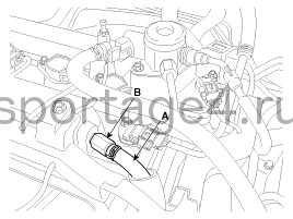 2. Снятие Kia Sportage QL