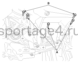 2. Снятие Kia Sportage QL