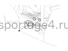 2. Снятие Kia Sportage QL