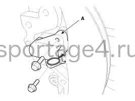 2. Снятие Kia Sportage QL