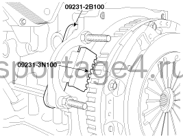 2. Снятие и установка Kia Sportage QL