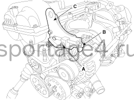 2. Снятие и установка Kia Sportage QL