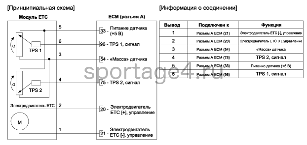 3. Принципиальная электрическая схема Kia Sportage QL